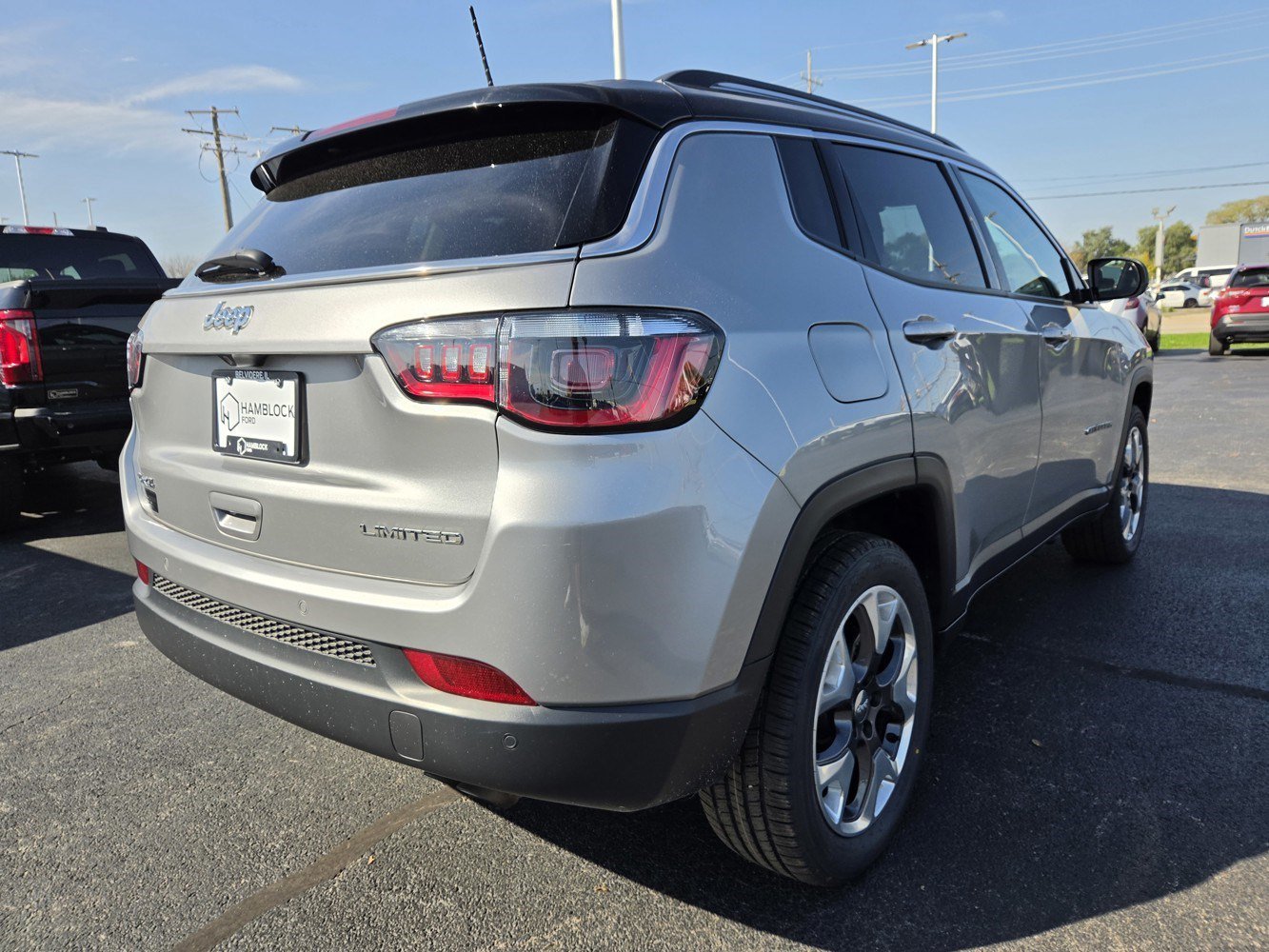 Used 2021 Billet Silver Metallic Clearcoat Jeep Limited image 41