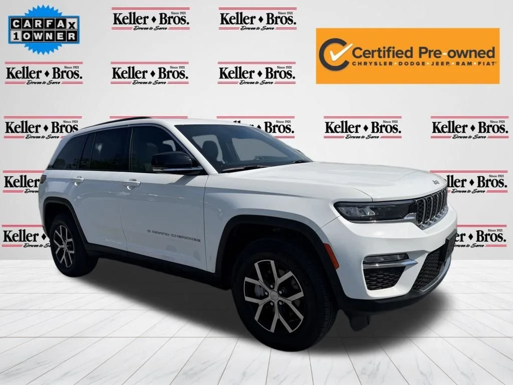 Certified Used 2024 White Jeep Limited image 1