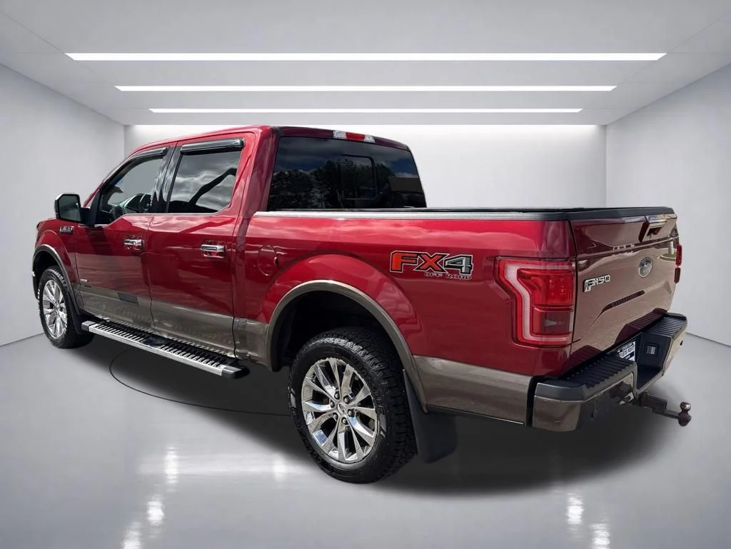 Used 2016 Ruby Red Metallic Tinted Clearcoat Ford Lariat image 4