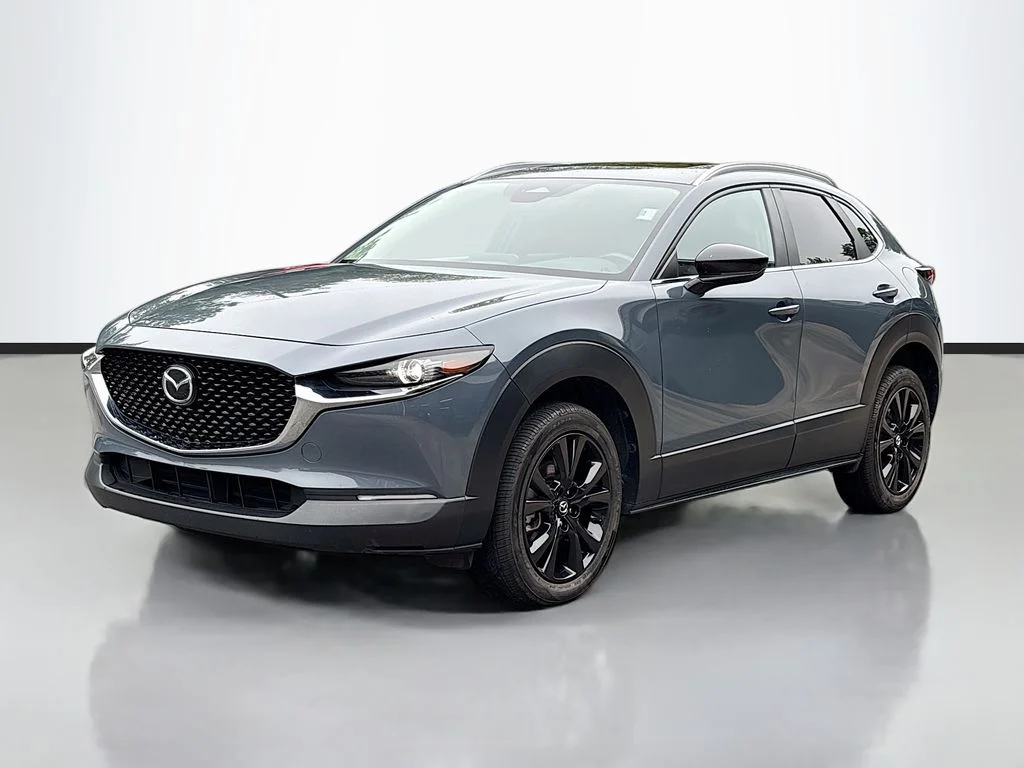 Certified Used 2025 Gray Metallic Mazda 2.5 S Carbon Edition image 3