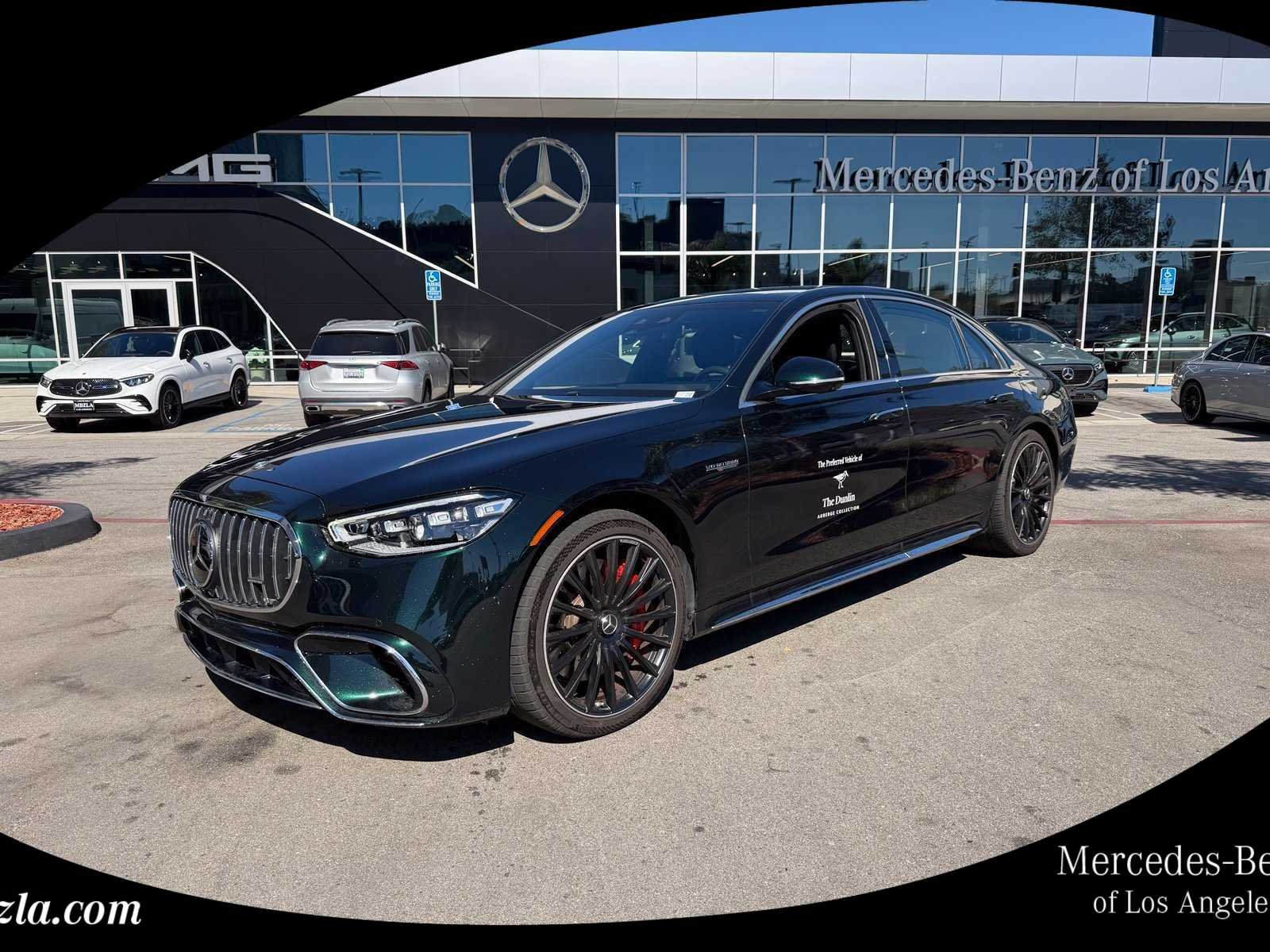 Used 2026 Emerald Green Metallic Mercedes-Benz AMG® S 63 E image 1