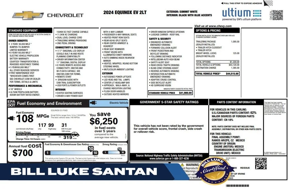 2024 Chevrolet Equinox EV 2LT FWD's photo