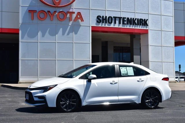Used 2023 White Toyota SE image 1