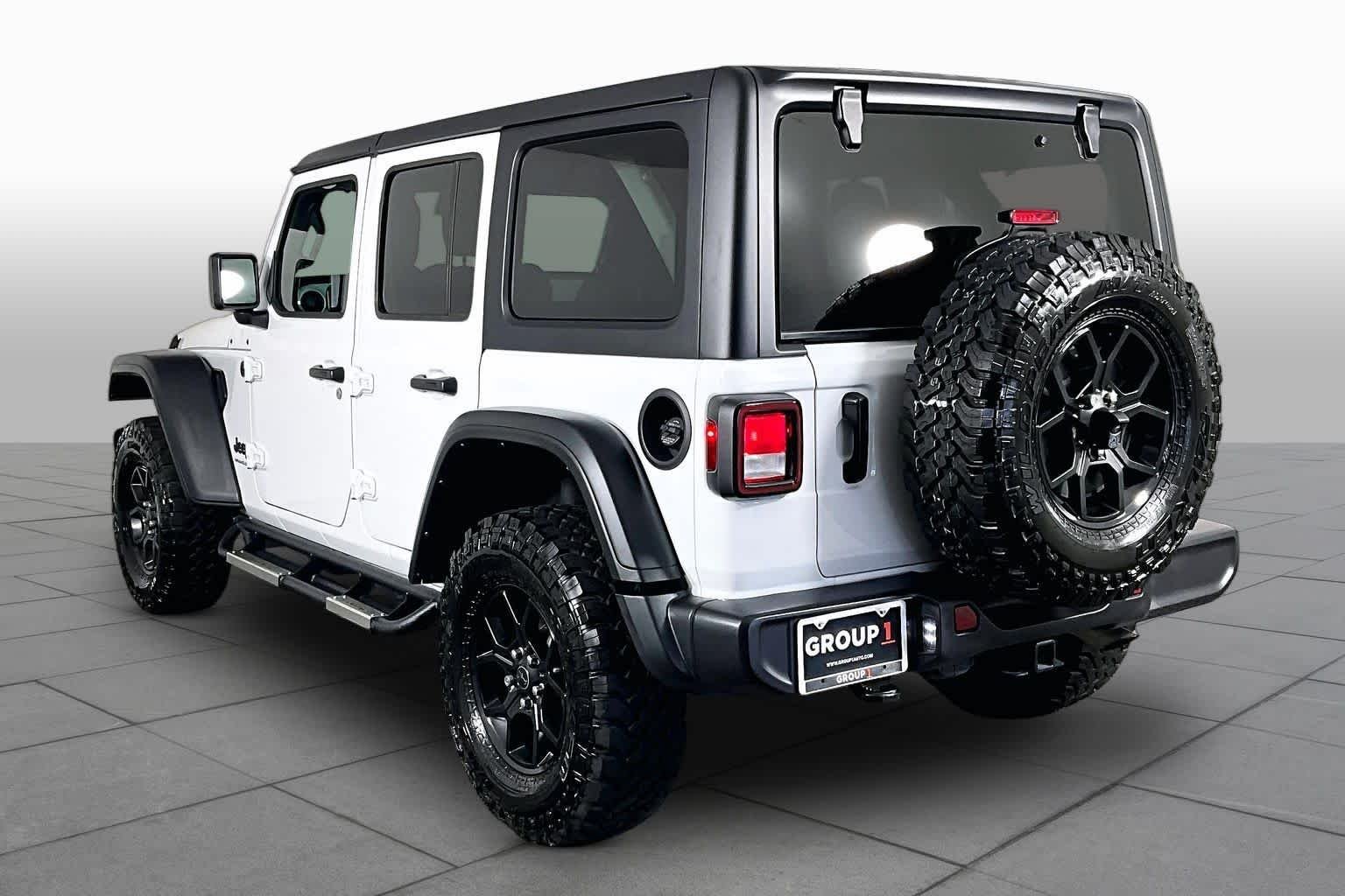 Used 2024 Bright White Clearcoat Jeep Willys image 11