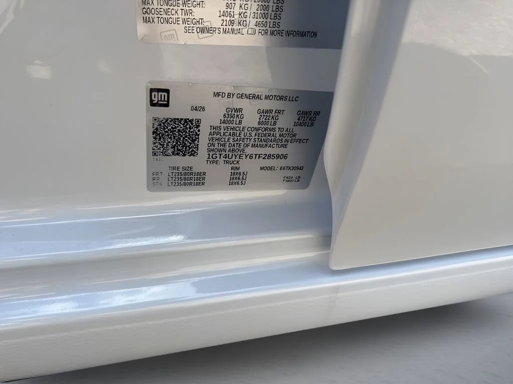 New 2026 Glacier White Tricoat GMC Denali Ultimate DRW image 42