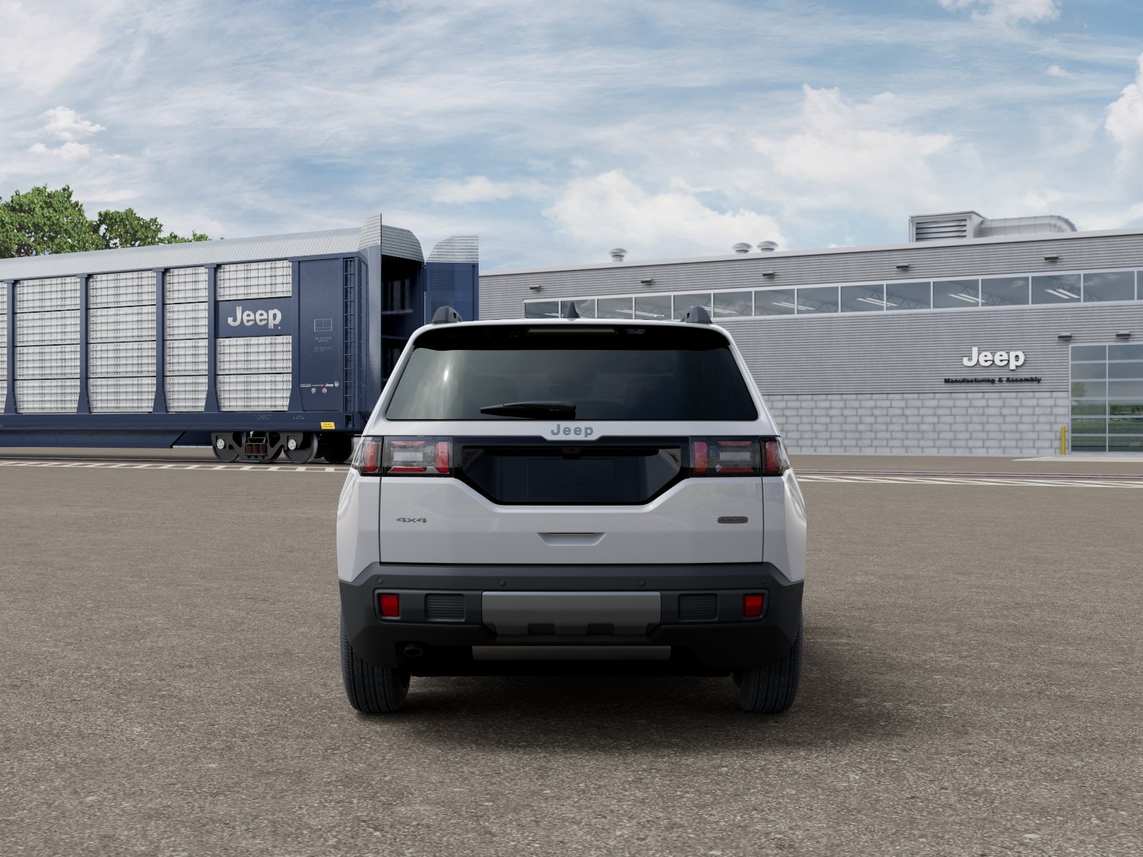 New 2026 Bright White Clear-Coat Exterior Paint Jeep Overland image 7