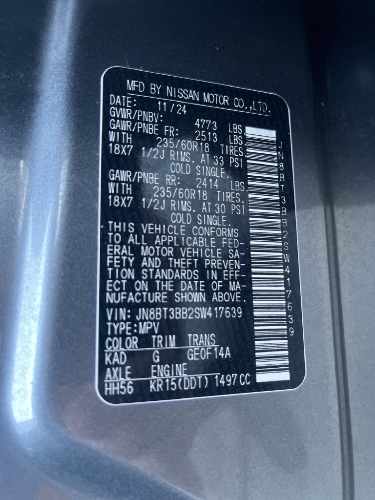 Certified Used 2025 Gray Nissan SV image 32