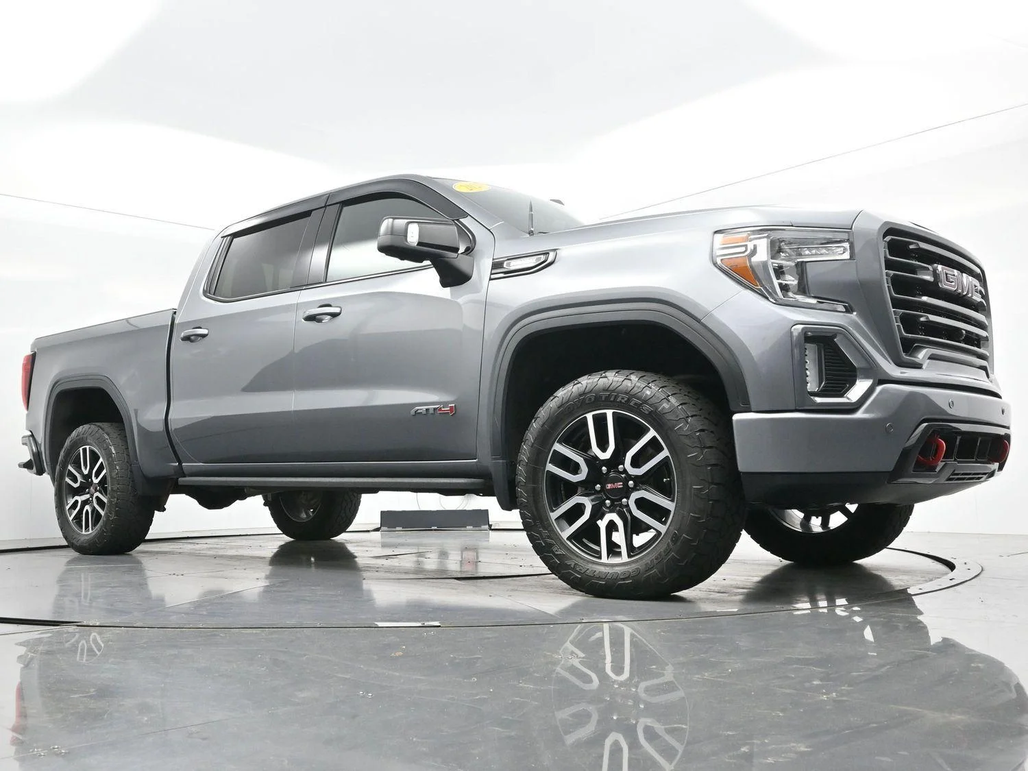 Used 2021 Satin Steel Metallic GMC AT4 image 48