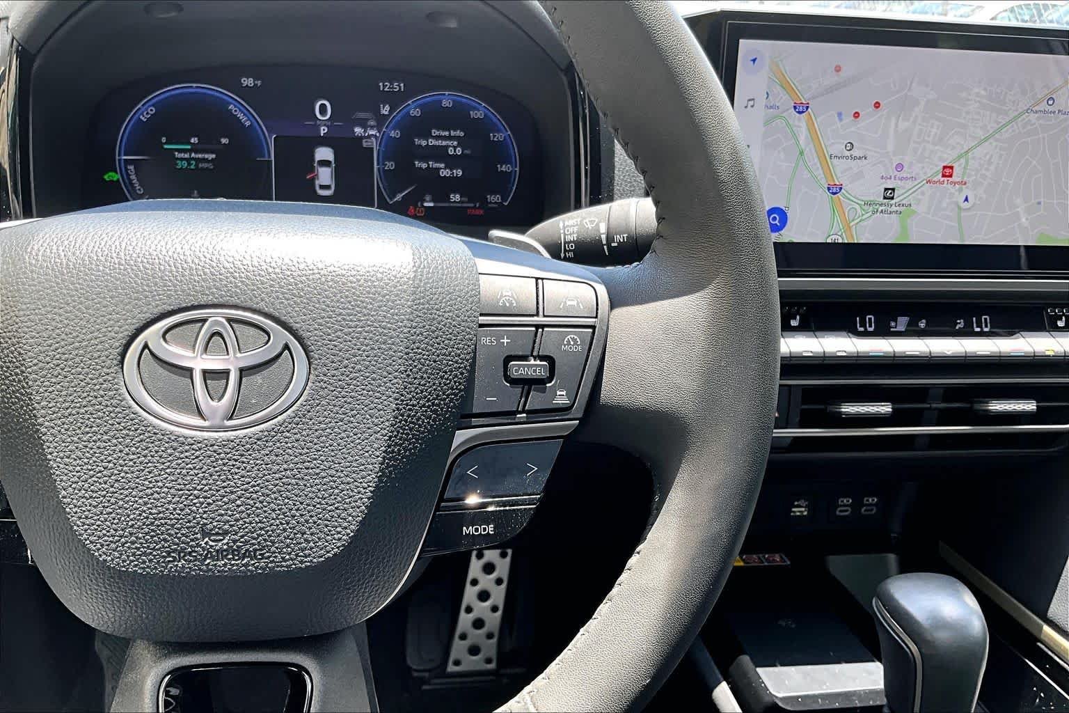 Used 2025 Midnight Black Metallic Toyota XSE image 25