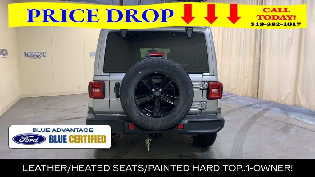 Certified Used 2021 Billet Silver Metallic Jeep Unlimited Sahara Altitude image 4