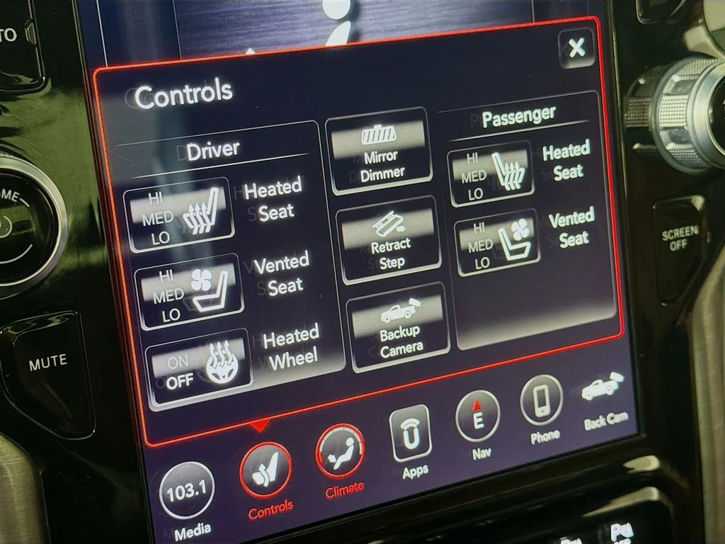 Used 2020 Diamond Black Crystal Pearlcoat Ram Longhorn image 21
