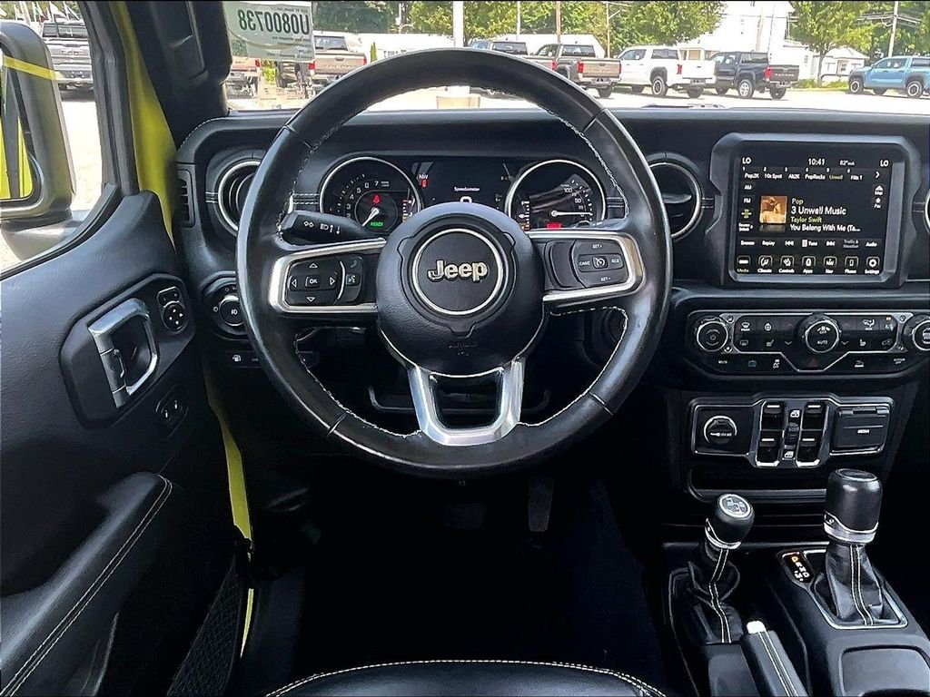 Used 2023 Yellow Jeep Sahara 4xe image 17