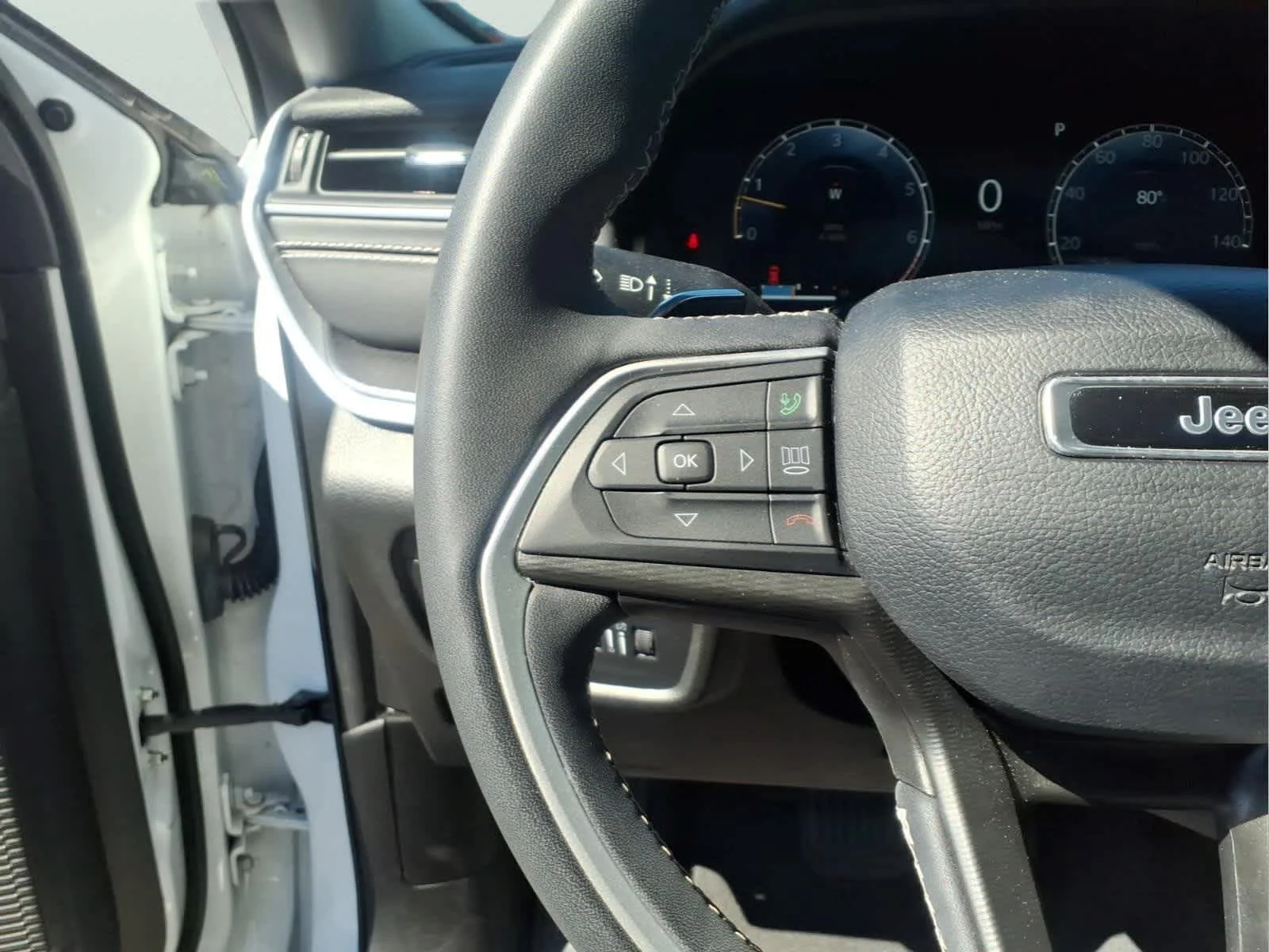 Used 2023 Bright White Clearcoat Jeep Laredo image 27