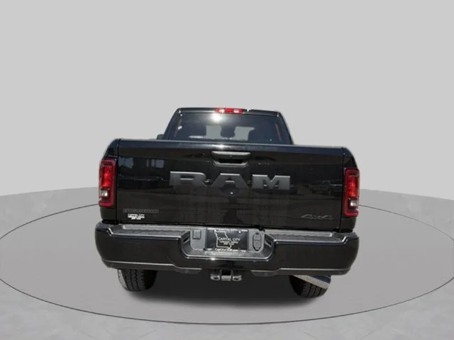 New 2027 Diamond Black Crystal Pearl-Coat Exterior Paint RAM Big Horn image 5