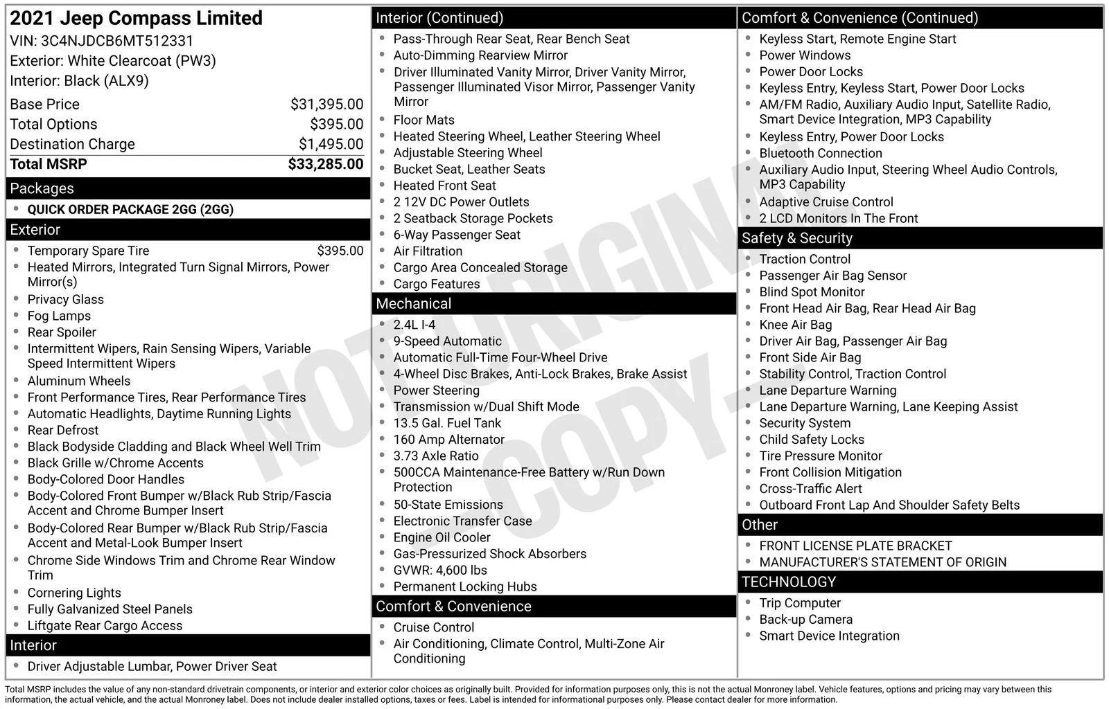 Used 2021 White Jeep Limited image 39