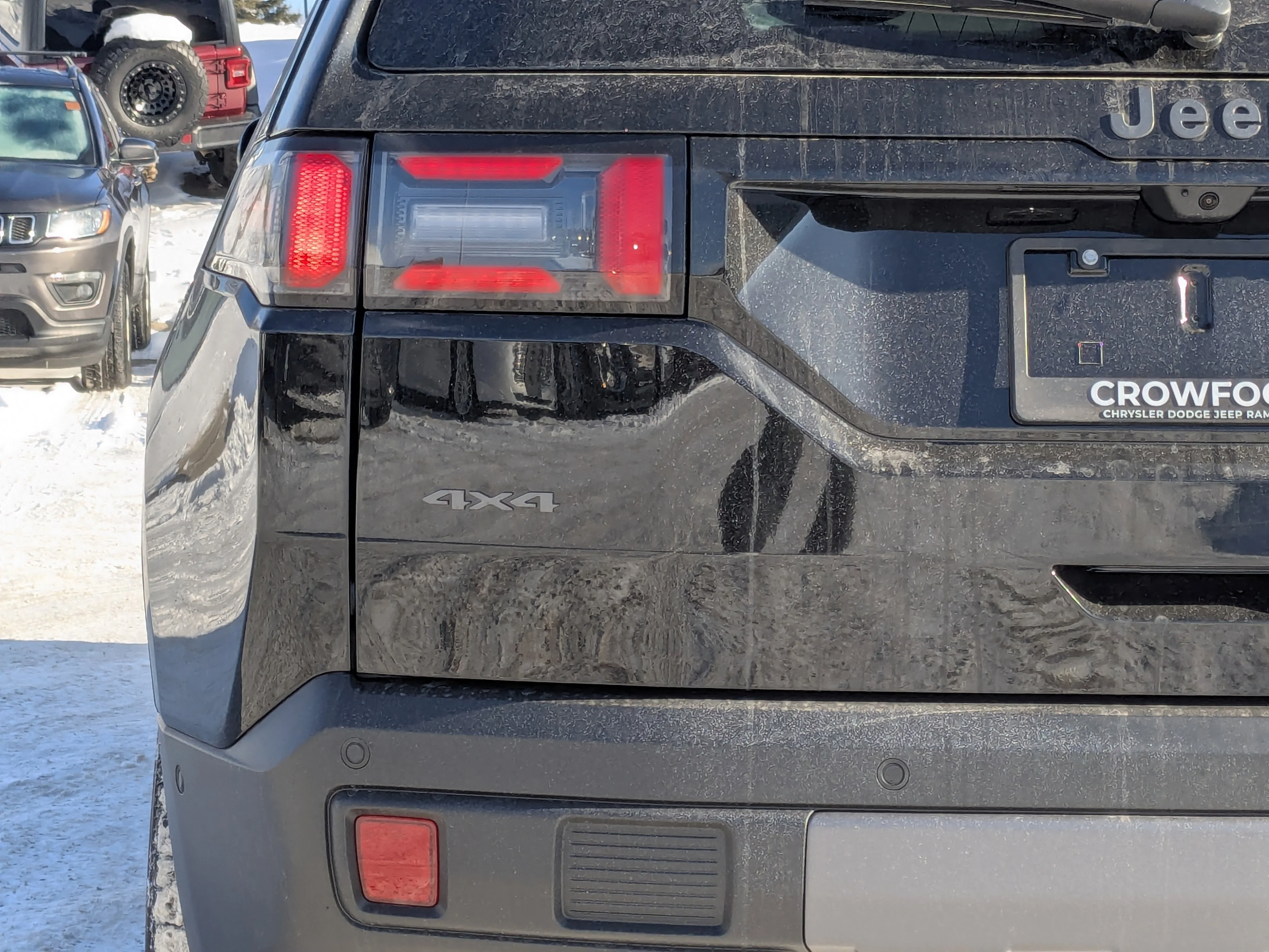 New 2026 Black Jeep Overland - - Surround View - Ventilated Seats - Remote Start & tons more! image 11