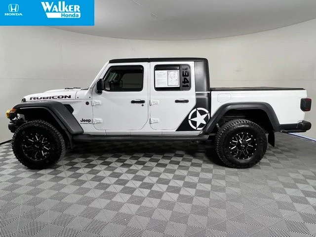 Used 2021 Bright White Clearcoat Jeep Rubicon image 4