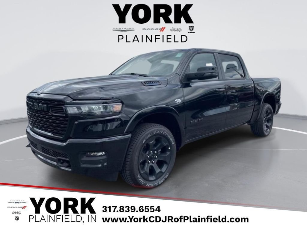New 2026 Diamond Black Crystal Pearl-Coat Exterior Paint RAM Big Horn/Lone Star image 1