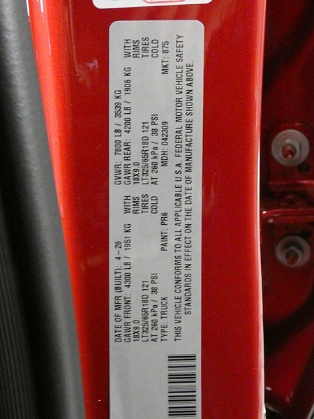 New 2026 Molten Red Pearl-Coat Exterior Paint RAM RHO 4x4 Crew Cab 5
