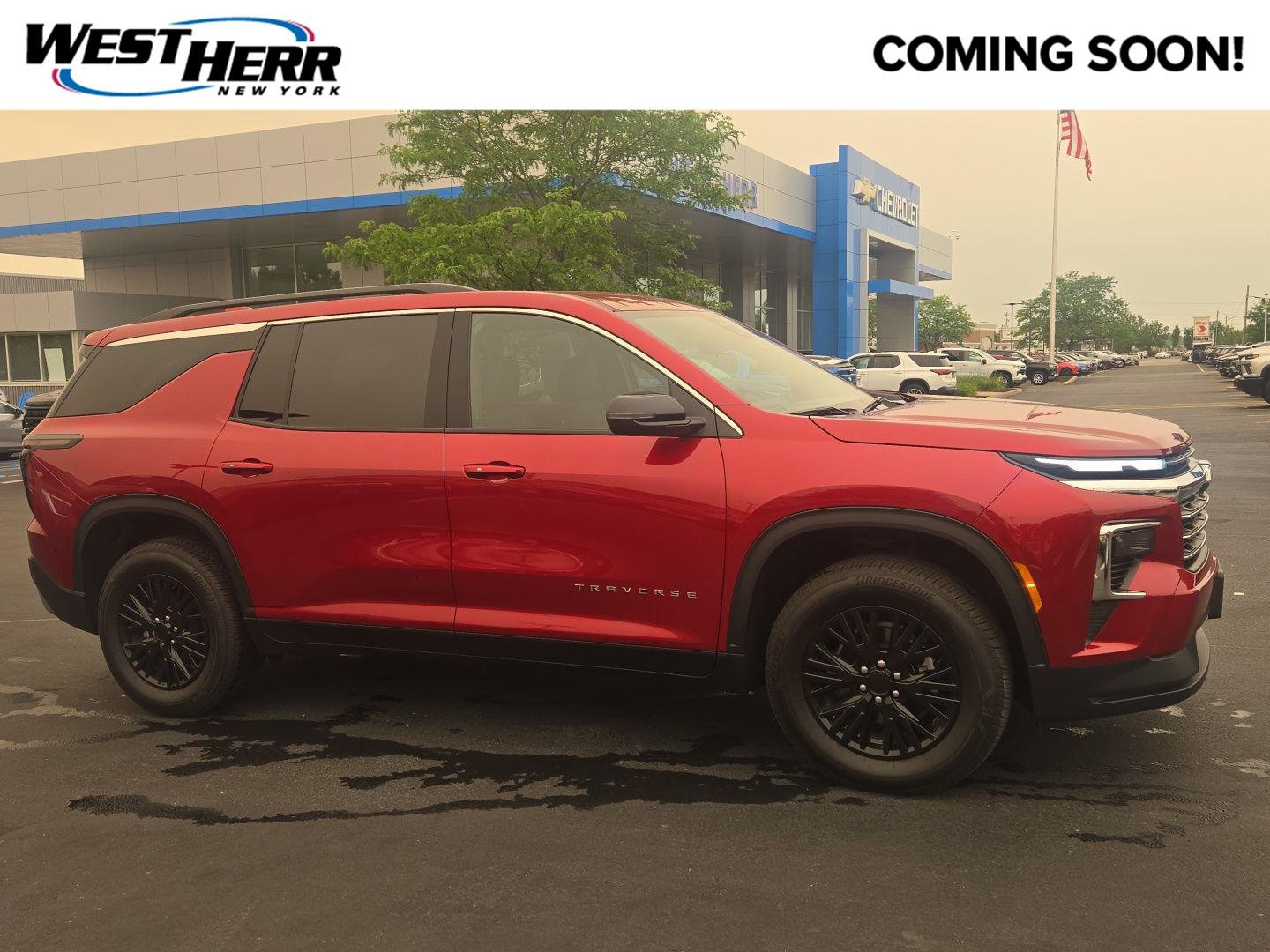 Used 2025 Radiant Red Tintcoat Chevrolet AWD LT image 1