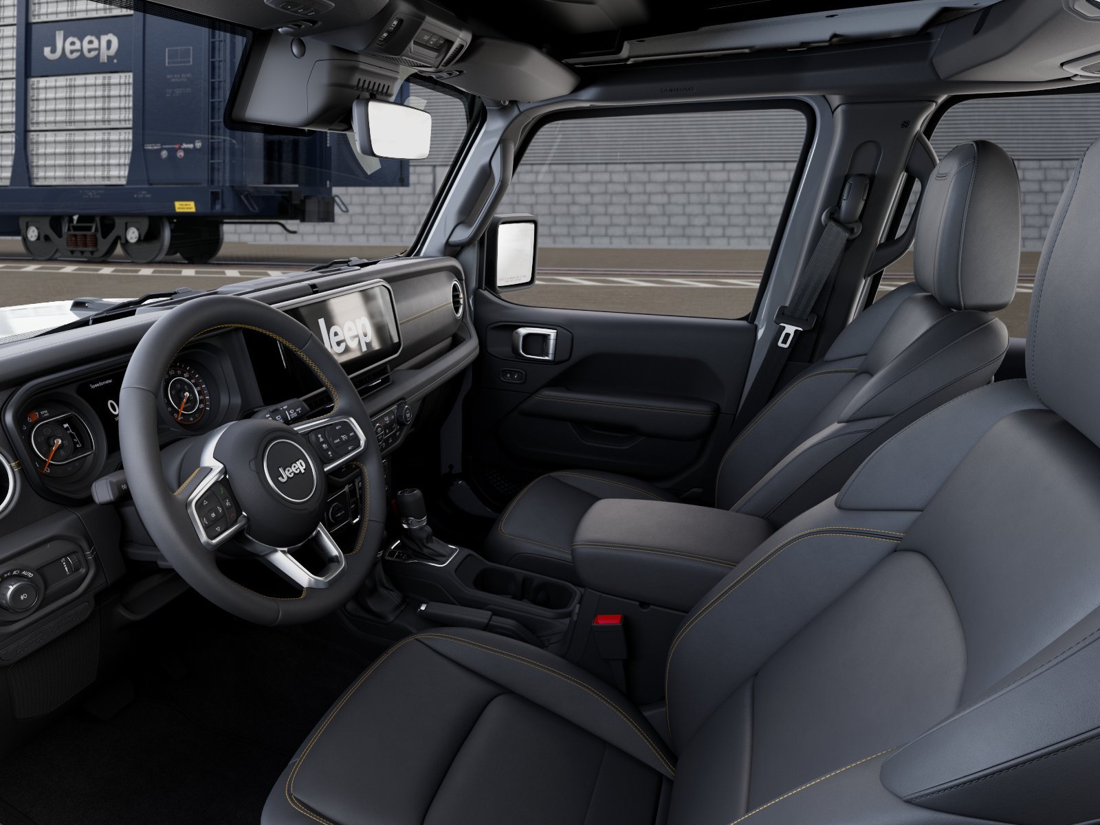 New 2026 Bright White Clear-Coat Exterior Paint Jeep Sahara image 22