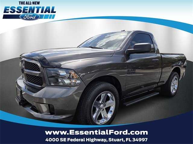 Used 2016 RAM Ram 1500 Pickup Express with VIN 3C6JR6AG1GG278069 for sale in Stuart, FL