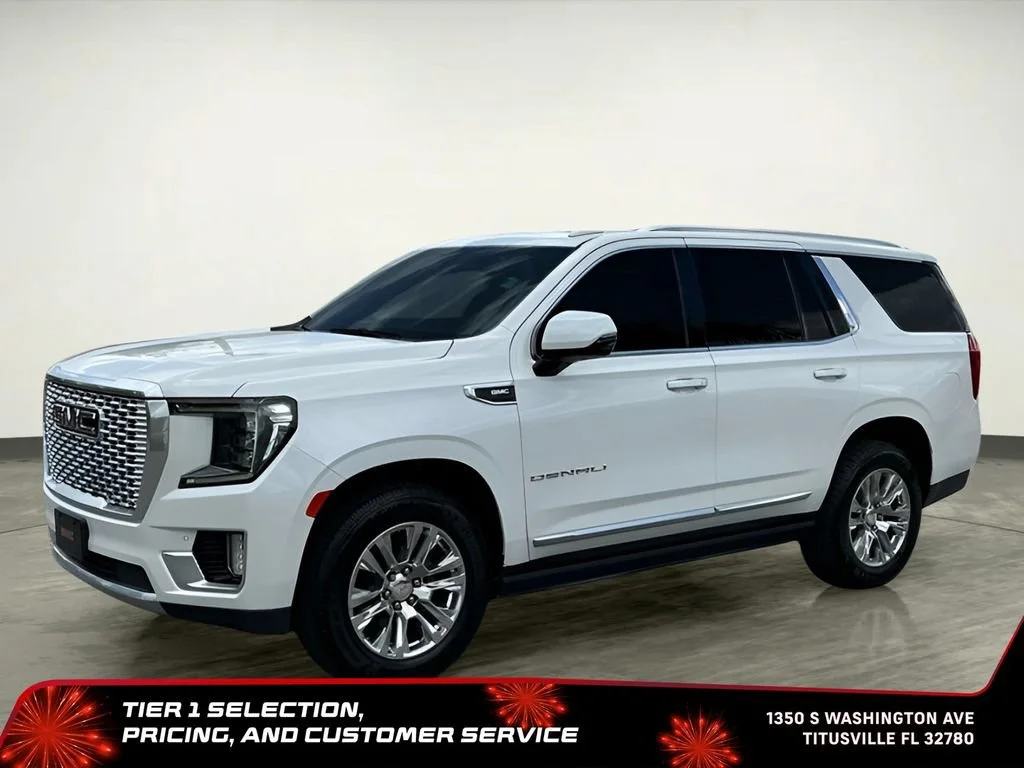 Used 2021 WHITE FROST TRICOAT GMC Denali image 3