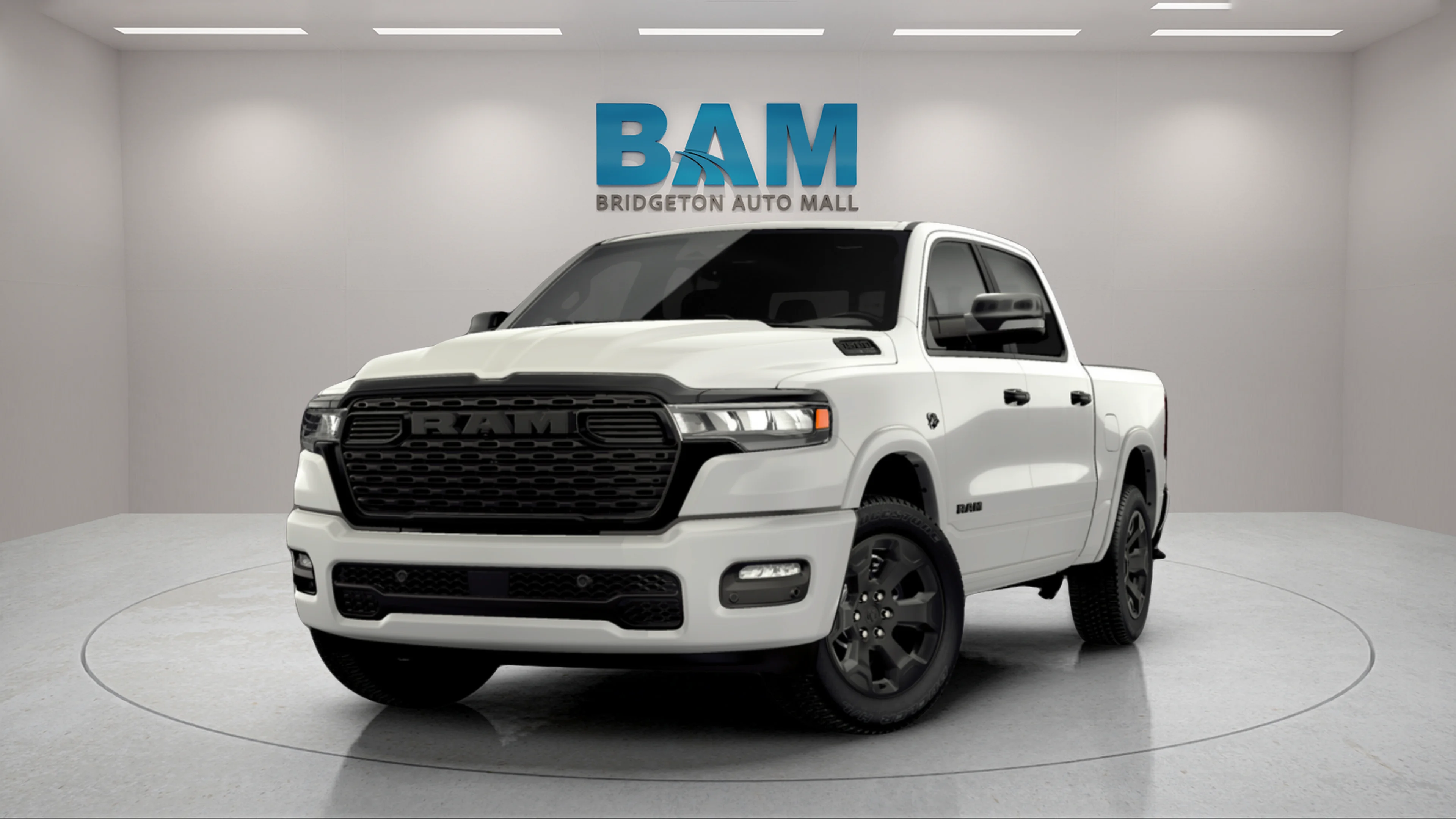 New 2026 Bright White Clear-Coat Exterior Paint RAM Big Horn image 13