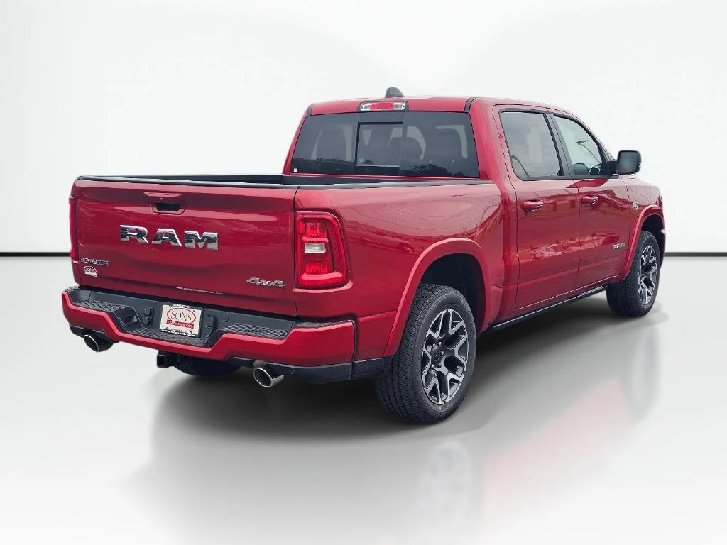 New 2027 Molten Red Pearl-Coat Exterior Paint RAM Laramie image 11