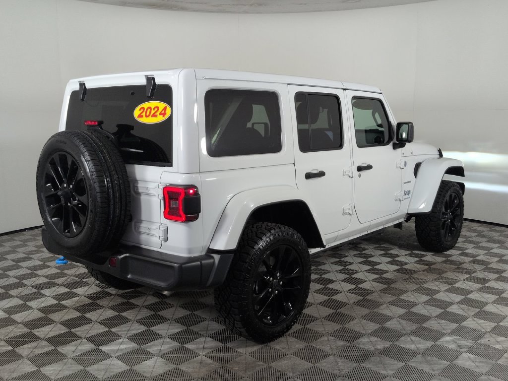 Used 2024 White Jeep Sahara 4xe image 6