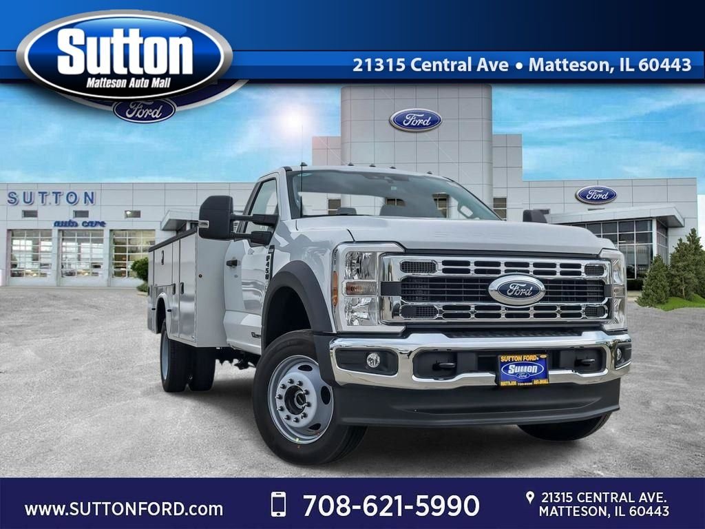 New 2025 Oxford White Ford F-450® XL image 1
