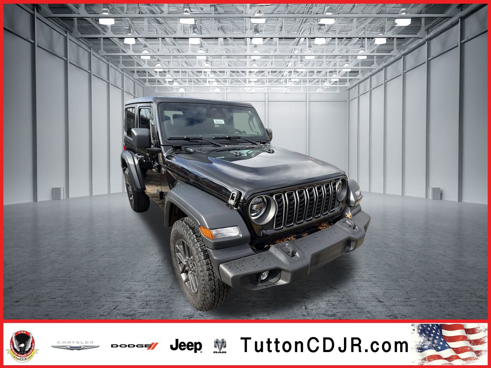 New 2026 Black Clearcoat Jeep Sport S image 1