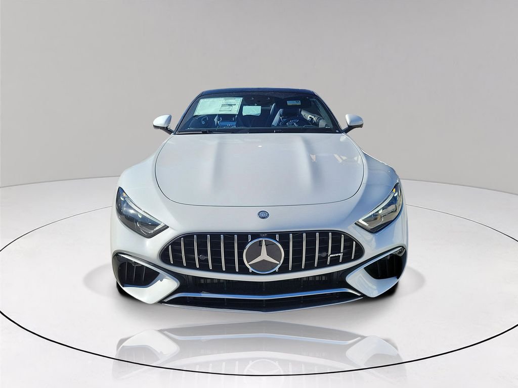 New 2027 MANUFAKTUR Moonlight White Metallic Mercedes-Benz AMG® SL 55 Roadster image 2