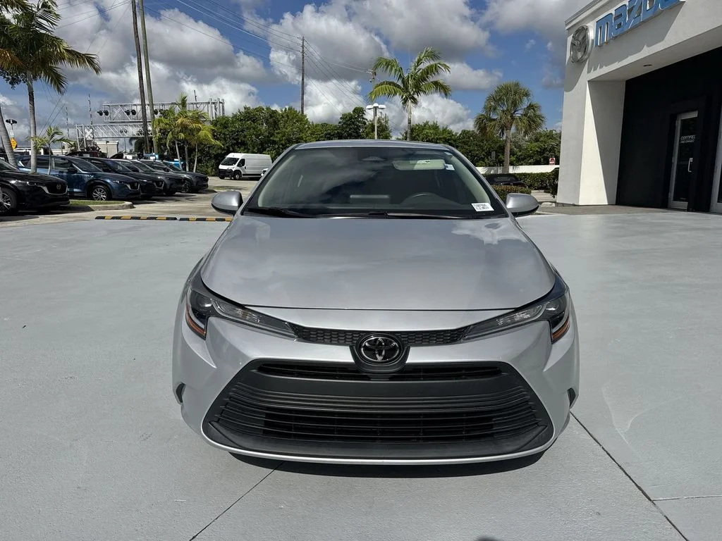 Used 2023 Classic Silver Metallic Toyota LE image 29
