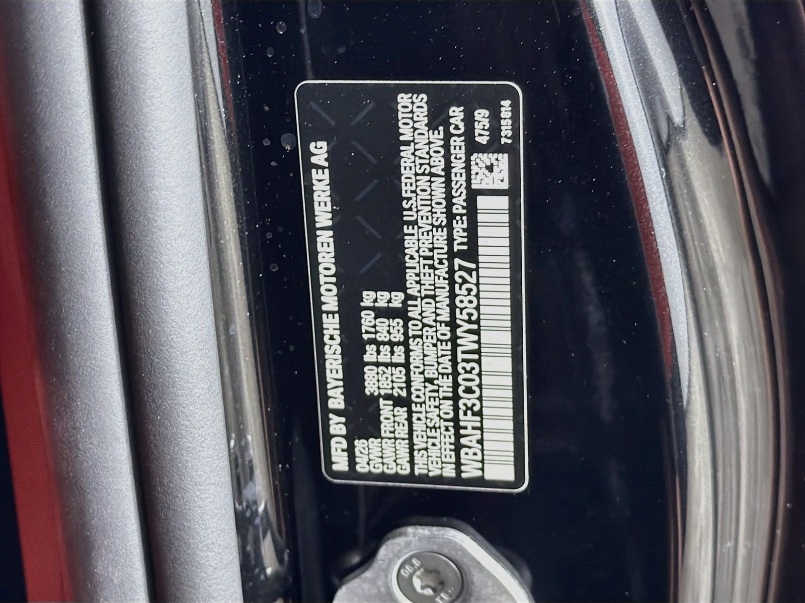 New 2026 Black Sapphire Metallic BMW sDrive30i image 30