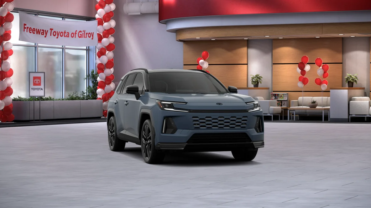 New 2026 Storm Cloud with Midnight Black Metallic roof Toyota XSE image 16