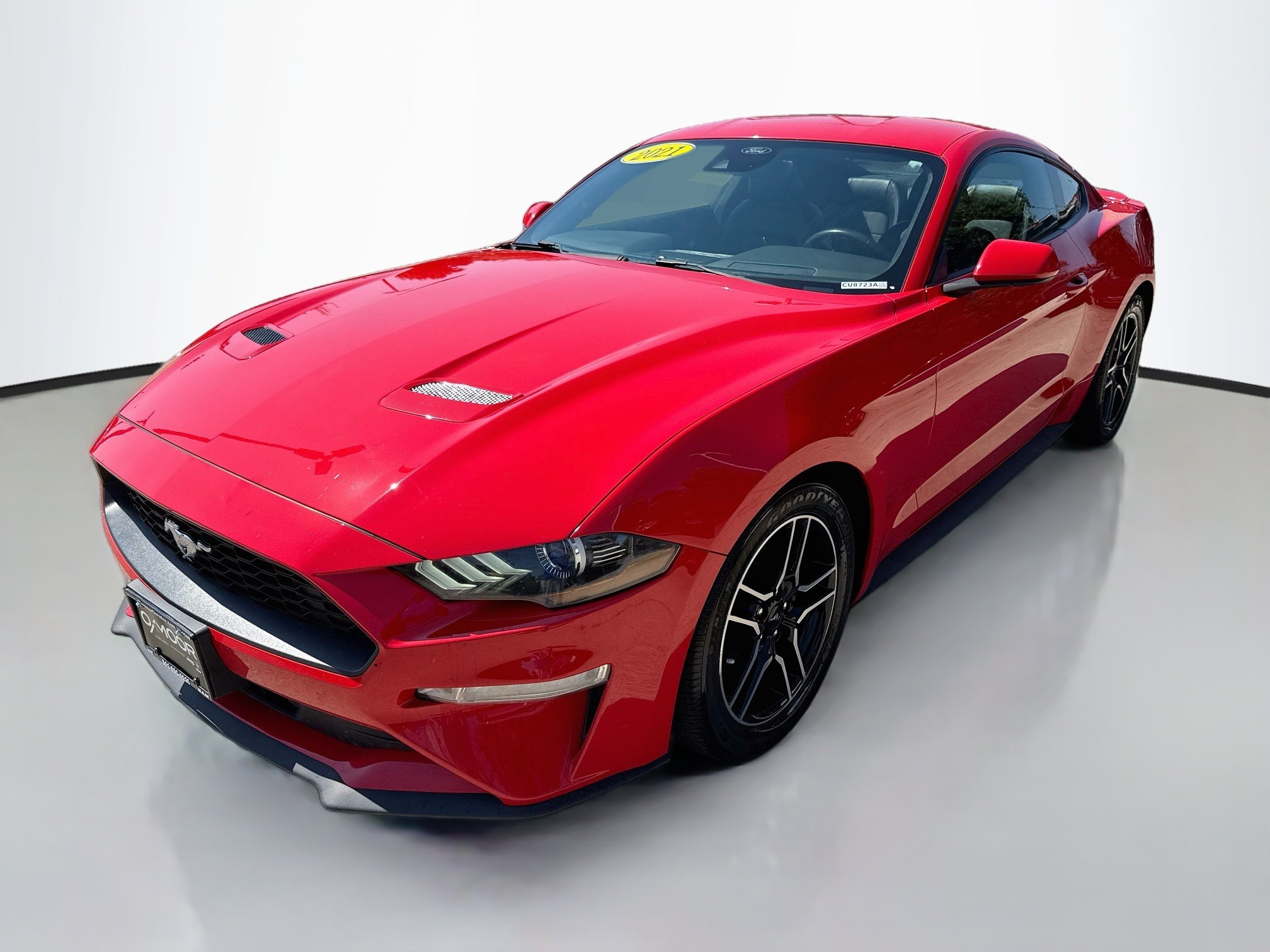 Used 2021 Race Red Ford EcoBoost Premium image 3