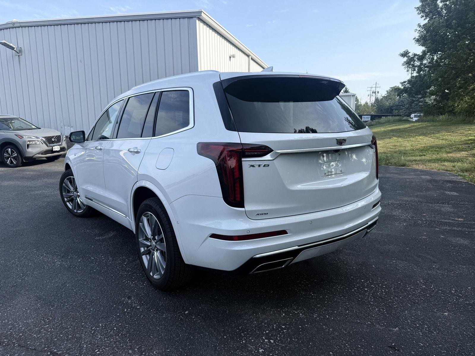 Used 2023 Crystal White Tricoat Cadillac AWD Premium Luxury image 2