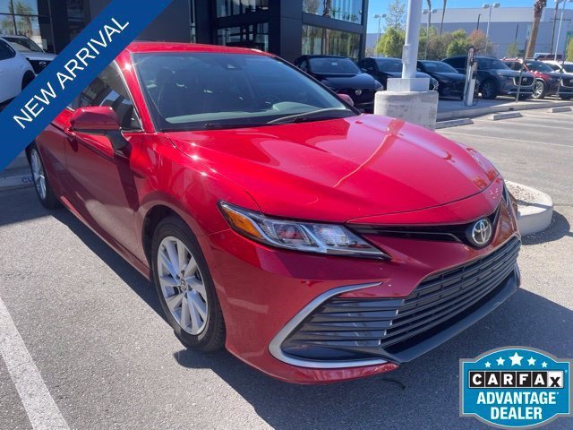 Used 2023 Supersonic Red Toyota LE image 3