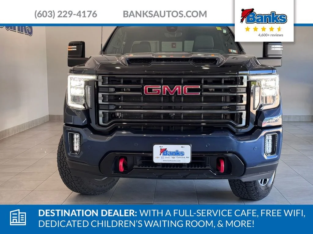 Used 2023 Pacific Blue Metallic GMC AT4 image 3