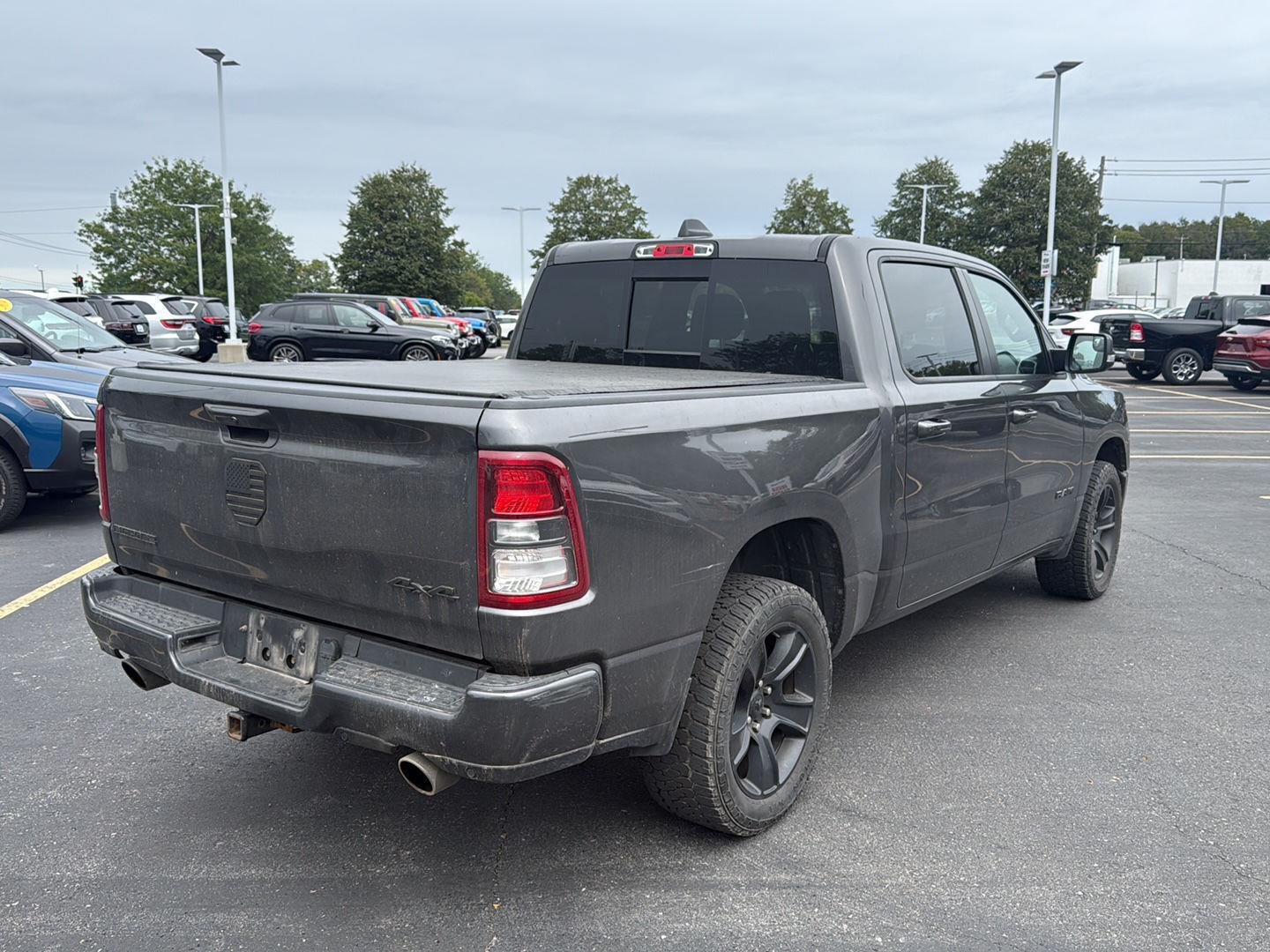 Used 2022 Granite Crystal Metallic Clearcoat Ram Big Horn image 9