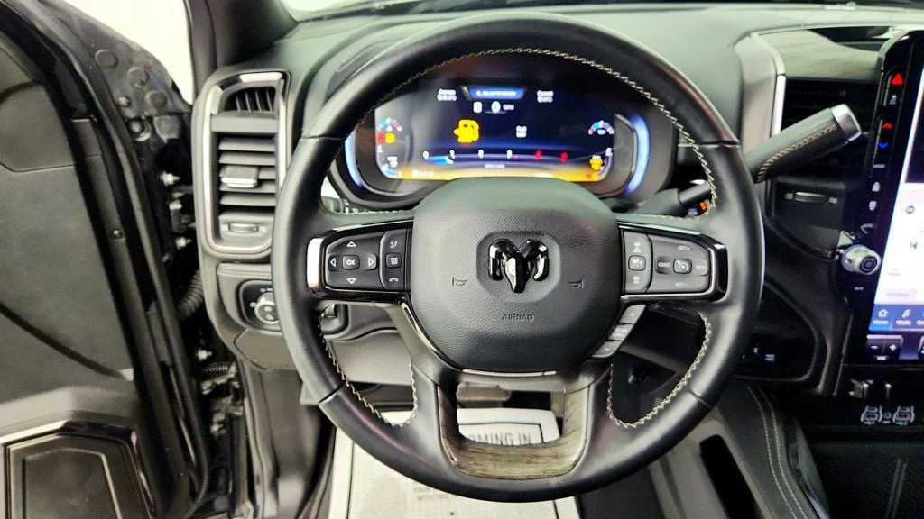 Used 2025 Black Clearcoat Ram Limited 4x4 Crew Cab 6
