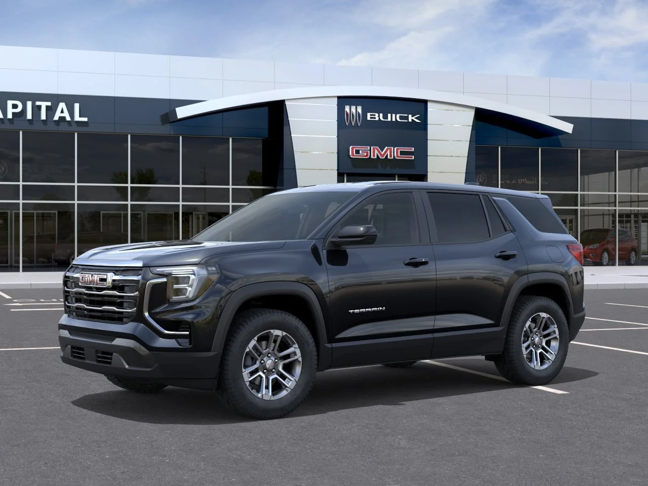 New 2027 Ebony Twilight Metallic GMC AWD Elevation image 3