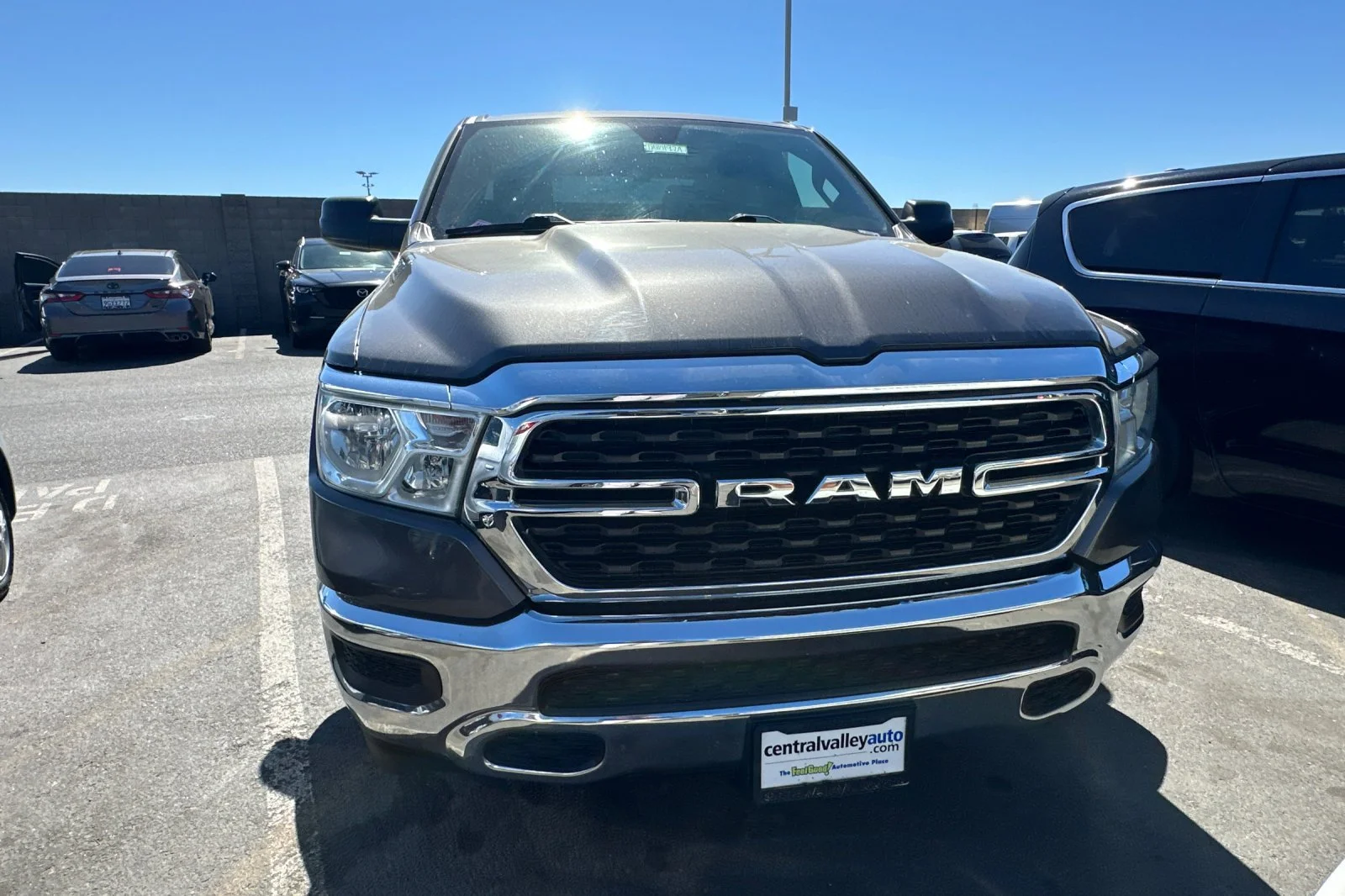 Used 2023 Granite Crystal Metallic Clearcoat Ram Big Horn image 3