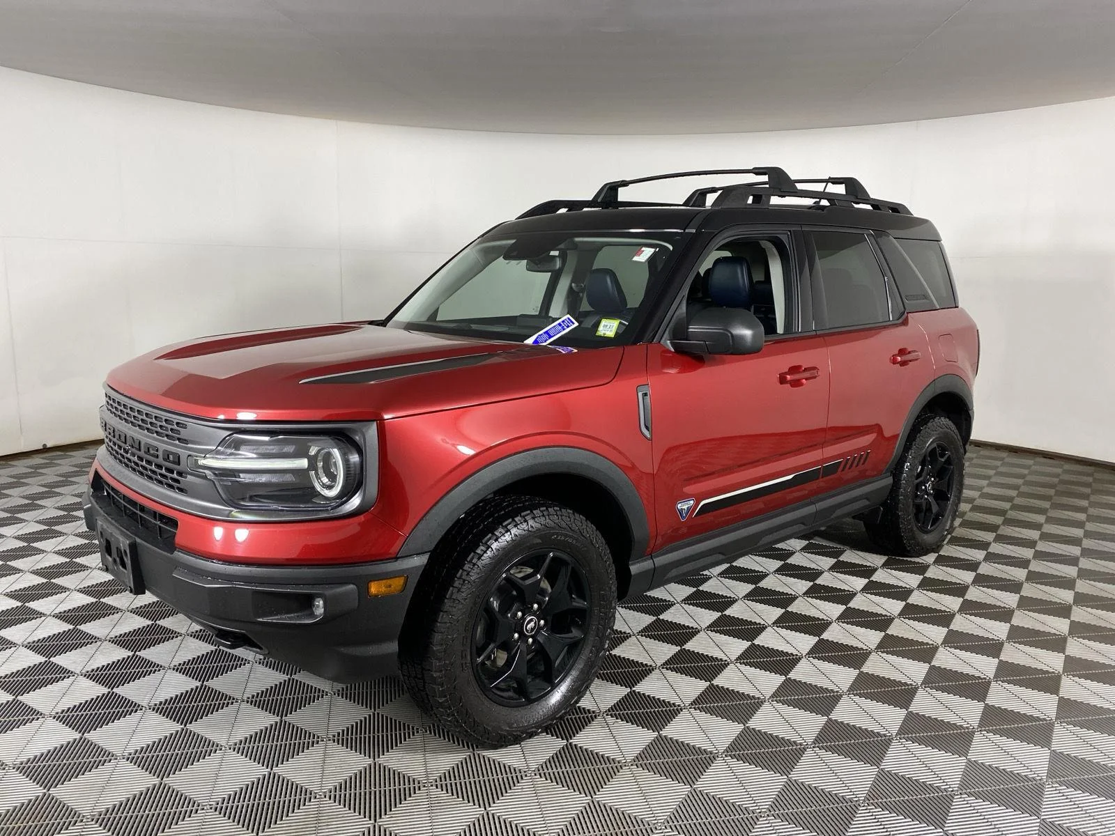 Used 2021 Rapid Red Metallic Tinted Clearcoat Ford First Edition image 6