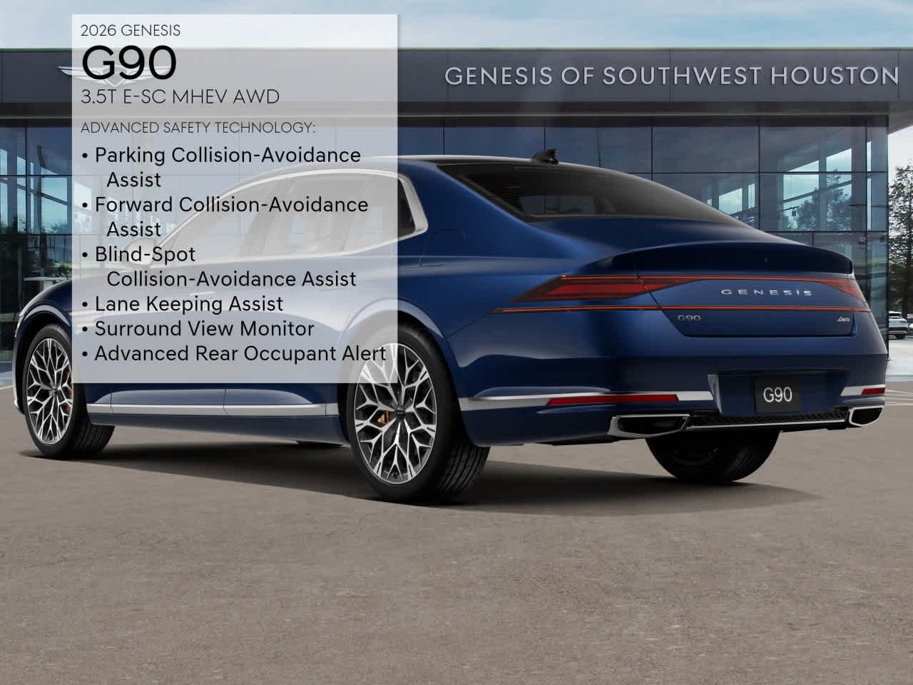 New 2026 Capri Blue Genesis 3.5T e-SC image 7