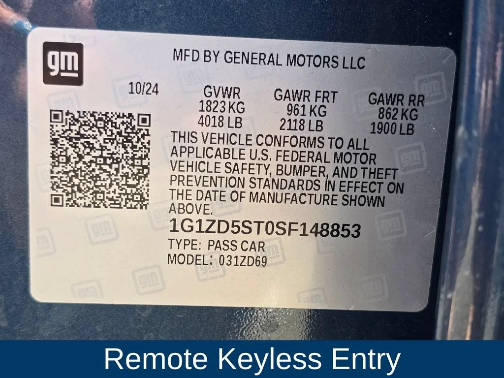Used 2025 Lakeshore Blue Metallic Chevrolet 1LT image 10