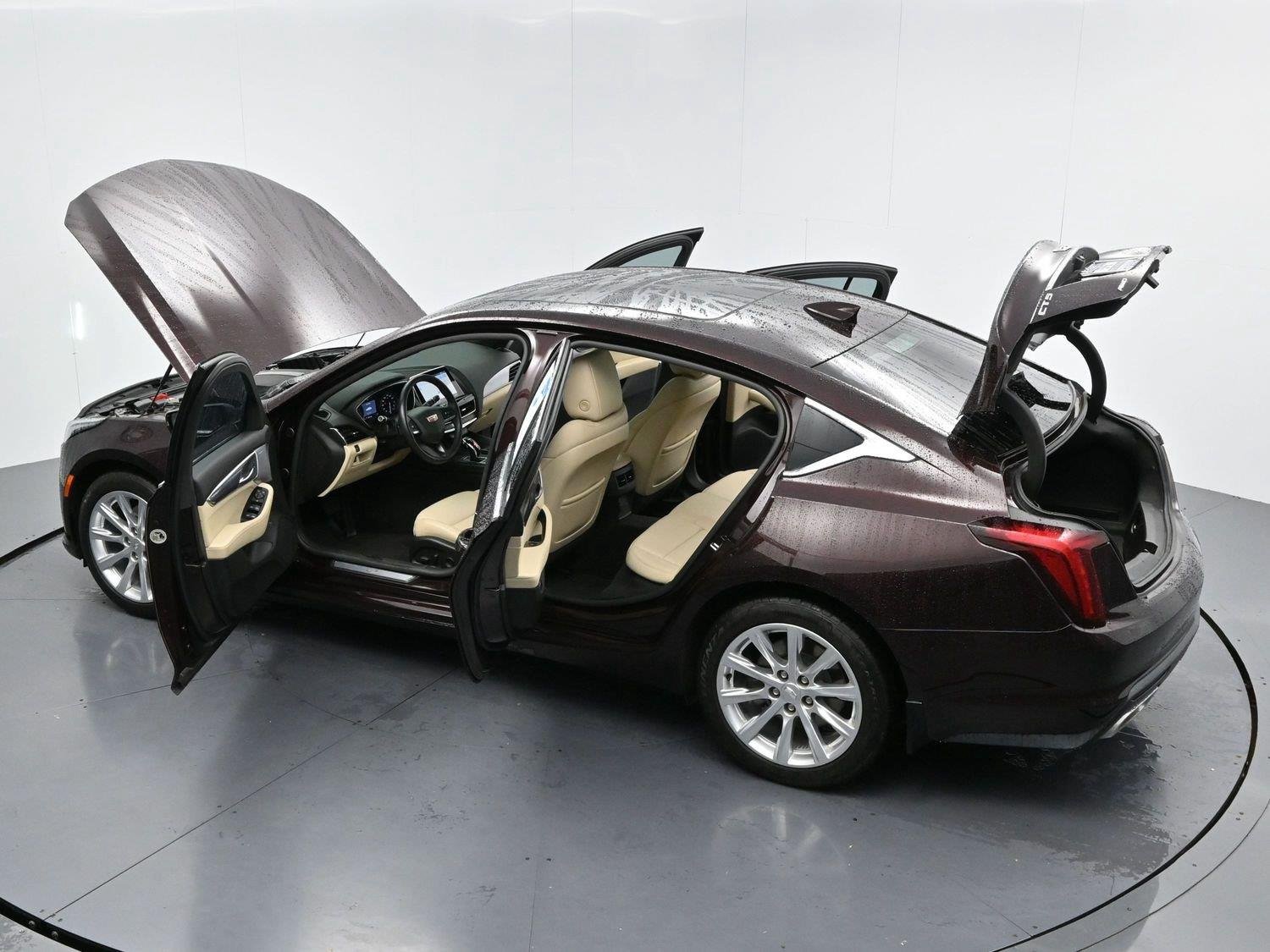 Used 2020 GARNET METALLIC Cadillac Luxury image 46