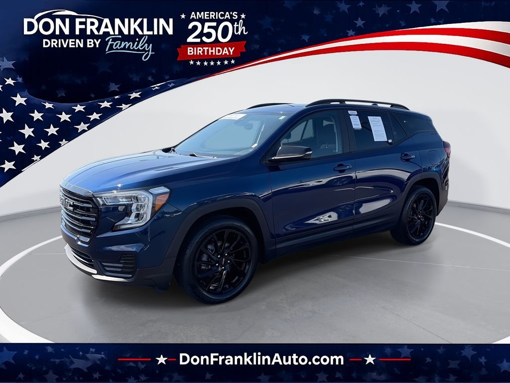 Certified Used 2023 Blue GMC SLE image 1