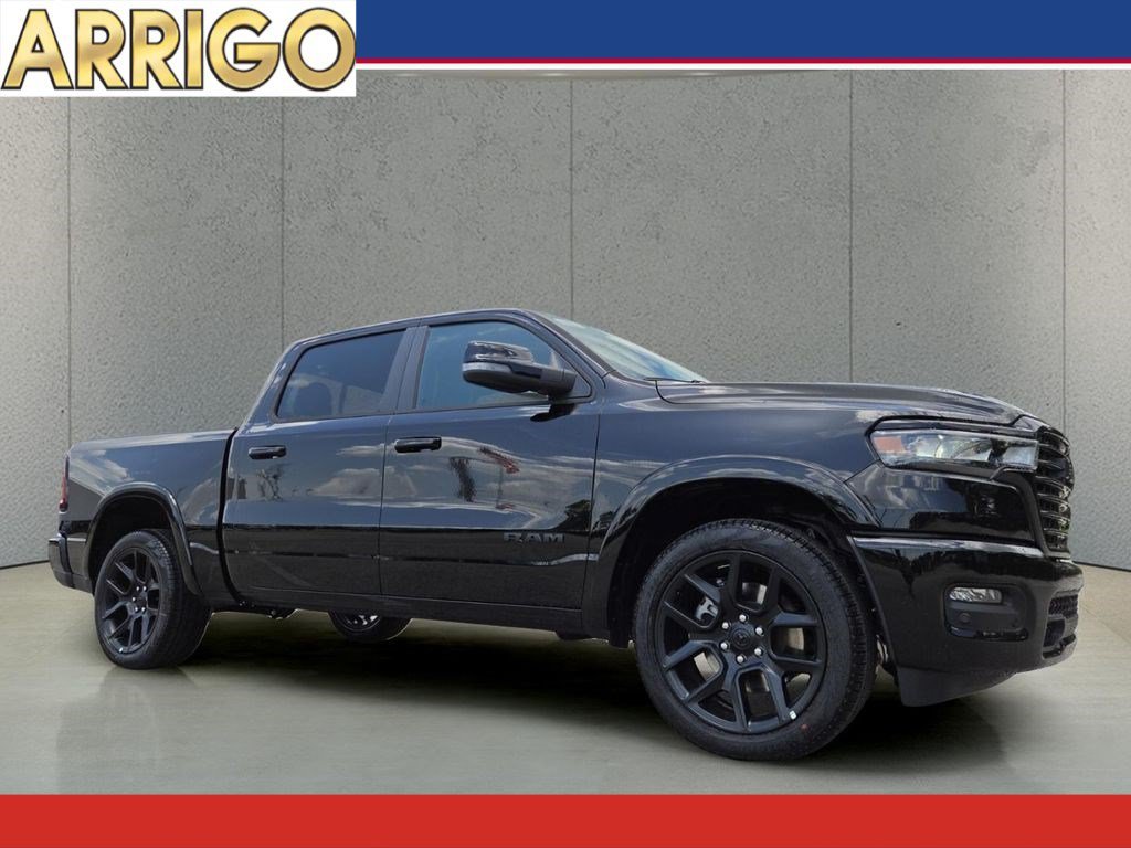 New 2026 Diamond Black Crystal Pearl-Coat Exterior Paint RAM Laramie image 1